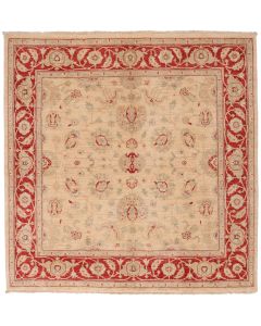 Garous / Ziegler Design Rug - Beige Square 6'7 x 6'6