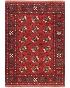 Luxury Hand knotted Ersari Rug - 7'8 x 5'6