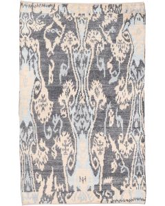 Sari Silk grey rug - 7'8 x 4'9