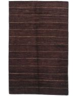 Contemporary Modern Rug - Brown in 6 x 3'7